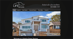 Desktop Screenshot of lifestylehomedesigns.com.au
